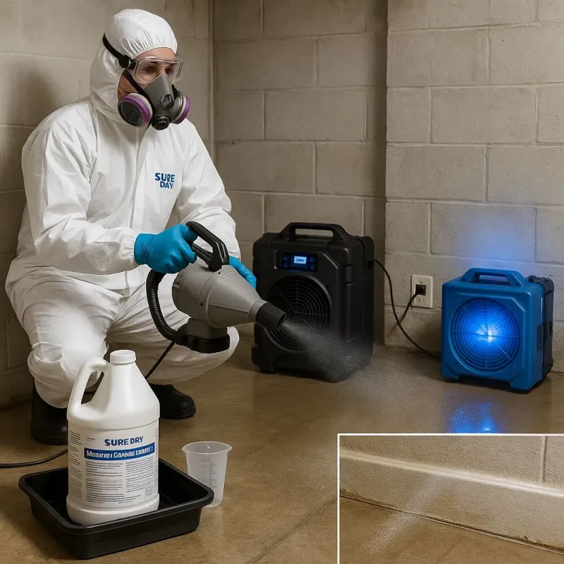 Sanitization and Odor Removal process in Englewood, NJ